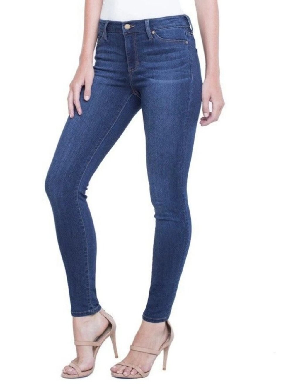 Liverpool The High Rise Ankle Skinny Women’s Light Weight Jeans Denim Blue 6/28